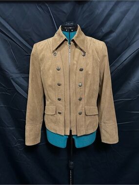 Conrad C Collection Light Browm Suede Jacket